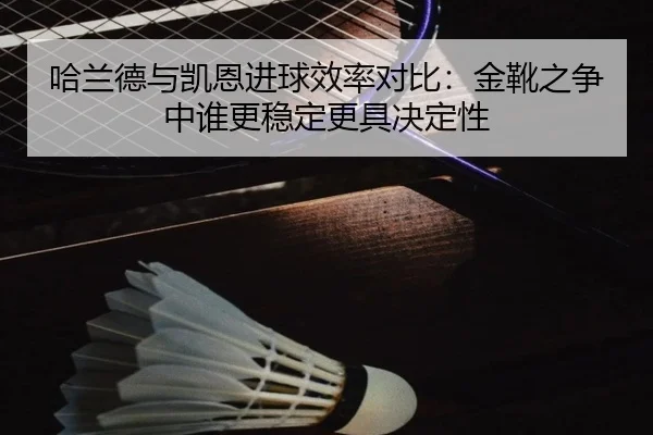 哈兰德与凯恩进球效率对比：金靴之争中谁更稳定更具决定性